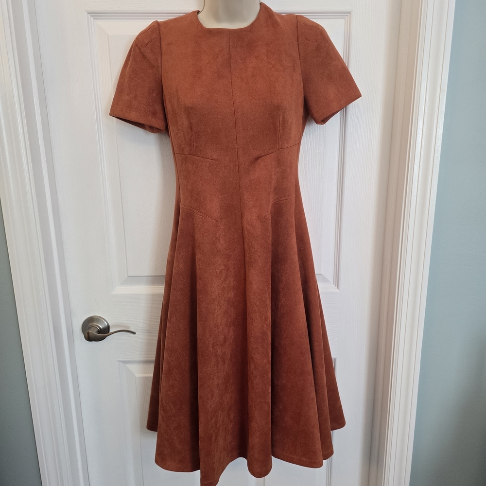 Calvin Klein Terracotta Midi Dress